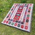 thumbnail image 2 of TIELUTT Bohemian Portable Outdoor Thickened Picnic Blanket Foldable Portable Large Soft Rug for Park Camping Camping Hiking Backpack Back Packing Cook Set Camping Sleeping Pad for Car Water Filter Ca, 2 of 8