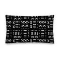 thumbnail image 3 of Black Mud Cloth Pattern Throw Pillow With Insert, 3 of 13