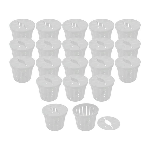 20 piezas Penteras de cesta de plantación hidropónica para hidroponics versátiles de hierba de planta de agua acuática versátiles tazas hidropónicas