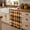 Multicolor, variant on Orange Grid Cabinet Curtains for Kitchen 11"Wx13"L, Fall Minimalist Orange Gray Plaid Stripes Modern Country Vanity Cabinet Curtains Magic Tape Short Curtain Decor Privacy Panel for Bathroom Laundry