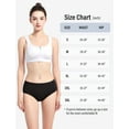 thumbnail image 3 of CARER Period Underwear for Women Heavy Flow, Leakproof Period Panties Moderate Absorbency 3 Pack, 3 of 7