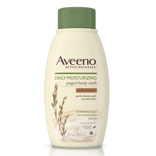 aveeno body wash vanilla and oats
