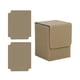 thumbnail image 2 of Caja de baraja de cartas coleccionables de cuero sintético, grande, portátil, para juegos de colección Caqui, 2 of 9