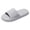 Grey, variant on Womens Mens Platform Bathroom Shower Slippers Summer Open Toe Quick-Dry Non Slip Cloud Slides House Shoes Beach Pool Spa Slip on Indoor