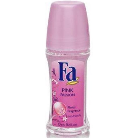 FA Deodorant Pink Passion Women Roll On, 1.7 oz, Pack of 2