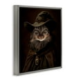 thumbnail image 3 of Stupell Industries Whiskered Wizardry Cat Gray Framed Floater Canvas Wall Art design by Kelley Parker, 25 x 25, 3 of 9