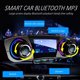 thumbnail image 4 of Transmisor FM Bluetooth para coche, reproductor MP3, Kit manos libres para coche, adaptador de Audio de Radio inalámbrico con doble USB, disco U, tarjeta TF, 4 of 5