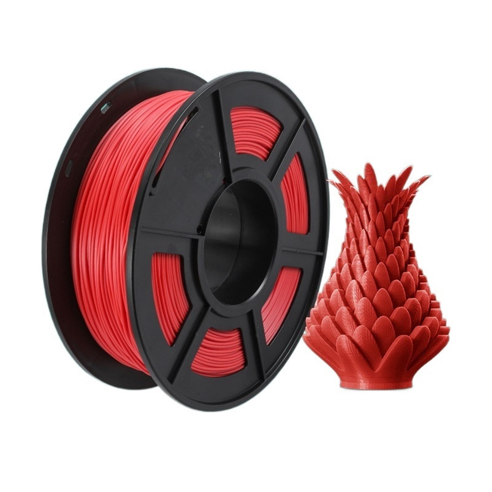 3D Printer Filament, Red PLA 1KG Spool Dimensional Accuracy +/- 0.02 mm, Great for 3D Printing