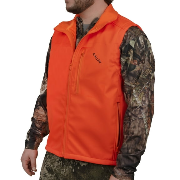 Allen Company Softshell Blaze Hunting Vest, Men’s Xxl, Blaze Orange, Unisex
