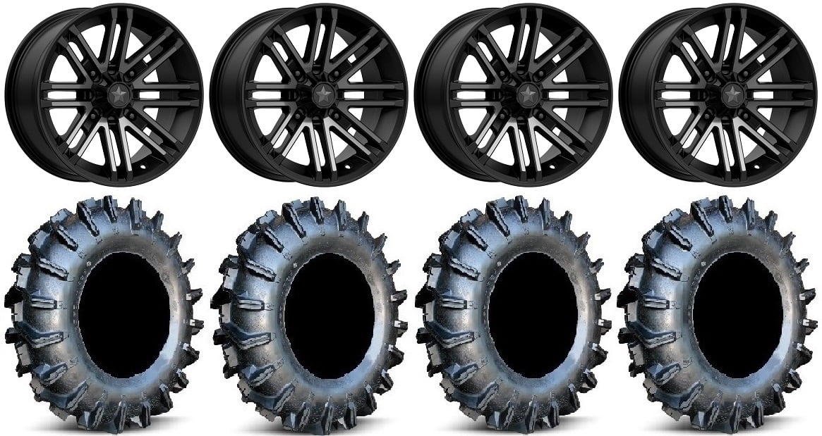4 Full set of MotoSport EFX MotoBoss 32x10-15 ATV Mud Tires 6ply 