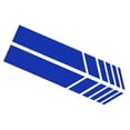 thumbnail image 4 of 2 Pcs Car Rearview Mirror Stickers Safety Simple Car Reflective Stickers for Doors Covers Window Blue, 4 of 9