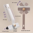 thumbnail image 3 of Billuyoard ABS giratorio de 360 grados para limpieza en la cocina, hogar, accesorios para la suciedad, pelo de baño, productos para el Suministros de limpieza para el hogar blanco, 3 of 6