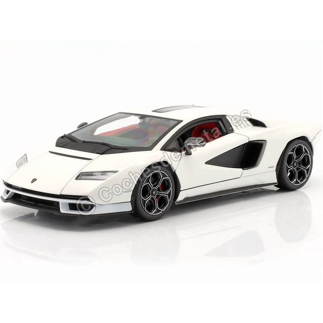Coche fundido a presión Bburago B18-21102 Countach LPI 800-4 a escala 1:24