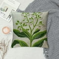 thumbnail image 2 of Nawypu Throw Pillow Covers Case Lily Valley Spring Bouquet Delicate Blossom Bluebell Flower Nature Plant Botanical Gentle Objects Square Cushion Pillowcase Covers Car Bed Decor, 2 of 5