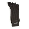 thumbnail image 3 of Men's Falke 14648 Shadow Cotton Ribbed Fashion Sock (Dark Navy L), 3 of 4