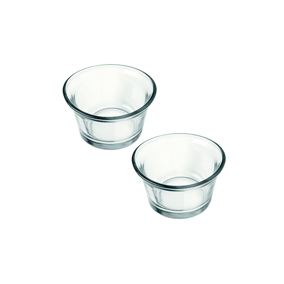 FEISHENTT 2Pcs Glass Bird Feeder Cups, Oriole Jelly Feeder Replacement Bowls, Outdoor Hanging Bird Feeder Cups for Hummingbirds