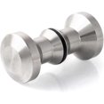 thumbnail image 1 of 1 Pair Door Knob, Shower Door Handles for Bathroom, Kitchen, Home, Office, Hotel, Stainless Steel2 pcs, 1 of 5