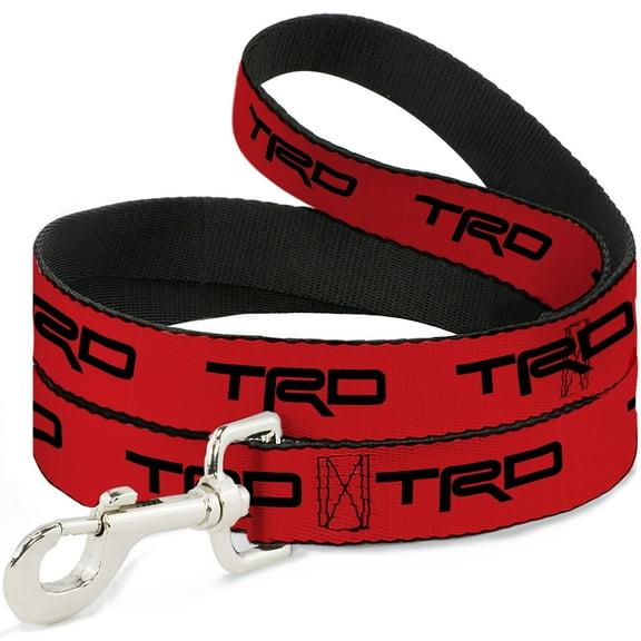 Toyota Pet Leash, Dog Leash, Toyota Racing Development TRD Logo Red Black, 4 Feet Long 1.0 Inch Wide