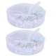 thumbnail image 1 of 2 cajas de accesorios decorativos semicirculares no porosos con parte posterior plana de perlas de imitación degradadas para ropa DIY (rosa y azul), 1 of 5