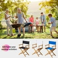 FC1 Set Director Chair Canvas Replacement with Wood Stick,21.2" L x 16