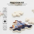 thumbnail image 4 of 500 Piece Winged Wolf Jigsaw Puzzle For Adults Majestic Mountain Sunset Artwork Challenging And Fun Brain Teaser Quality Wooden Pieces Home Decor Great Gift Idea, 4 of 7