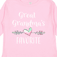 thumbnail image 4 of Inktastic Great Grandmas Favorite- Heart Great Grandchild Boys or Girls Long Sleeve Toddler T-Shirt, 4 of 5