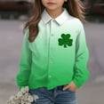 thumbnail image 6 of Atogsazn Kids Boys St. Patrick's Day Shirt Children Casual Button Up Long Sleeve Shirts Outerwear Outfit Clothing 01-Army Green 7-8 Years Fashion, 6 of 7