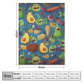 thumbnail image 4 of ARISTURING Avocado Blanket Funny Avocado Throw Blanket Super Soft Cozy Warm Plush Blanket Gifts for Kids Women, 4 of 6