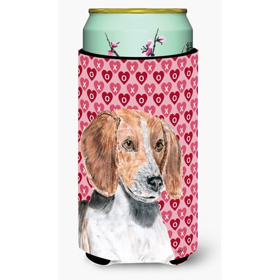 English Foxhound Hearts and Love Tall Boy Hugger
