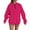 001 Hot Pink, variant on Htigea Womens 1/4 Zip Up Sweatshirts Oversized Crewneck Pullover Fleece Tops Soft Cozy Everyday Sweatshirt Dark Blue S