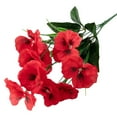 thumbnail image 2 of Clearance Under $3 Artificial Pansy Pansy Spray For Living Room Vase Filler,Cloth Red (1Pc), 2 of 9
