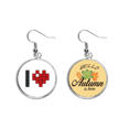 thumbnail image 1 of I Love Valentine 's pixel Pendiente del lóbulo de la joyería del pendiente de la hoja del otoño Unbranded M, 1 of 3