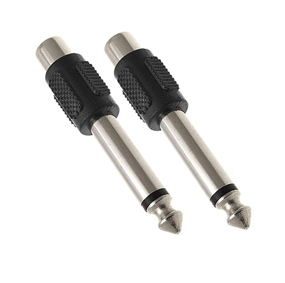 iMBAPrice RCA Female to Quarter Inch (1/4) Adapter [2 Pack]