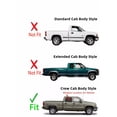 thumbnail image 2 of Passenger Right Side Rear Door Window Door Glass Compatible with Chevrolet/GMC Suburban 1993-1999 Models, 2 of 4
