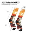 thumbnail image 4 of Rateoe Western Desert Cactus Ram Skull Compression Socks for Women and Men 20-30mmHg-Circulation Support Socks Knee High Nurse Pregnant Running Medical and Travel Athletic, 4 of 7