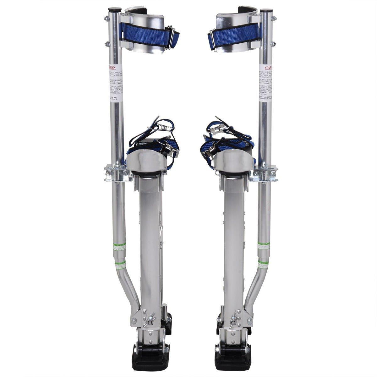 Drywall Stilts 48-64 Inch Aluminum Tool Painters Walking Painting Taping Silver 