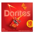 thumbnail image 2 of Doritos Nacho Cheese Flavored Tortilla Chips - 10oz/10ct, 2 of 5