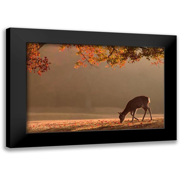 Matsui, Yoshinori 18x13 Black Modern Framed Museum Art Print Titled - First Autumn