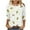 Yellow, variant on LYEAA Ladies' Three Quarter Sleeve Festival Blouse Round Neck Bee Print Casual Top Lightweight Breathable for Outdoor Activities Yellow S