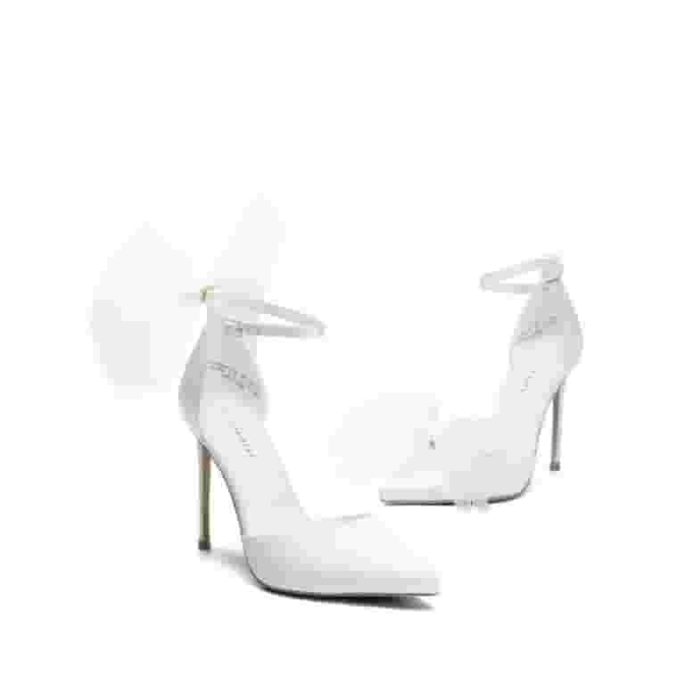 福袋 売れ残り Women's BURUDANI High Stiletto Toe Closed Strappy Heels Shoes