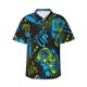 thumbnail image 1 of Balery Play Game Camisas hawaianas de manga corta para hombre, camisas playeras de corte holgado, camisas de vacaciones con botones,Medium, 1 of 7