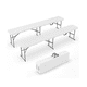 thumbnail image 1 of PAR DE BANCAS PLEGABLE  BLANCA, 1 of 7