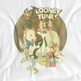 thumbnail image 2 of Looney Tunes Gangs All Here Women's T Shirt, White, Medium, 2 of 6