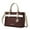Brown, variant on Mia K Jamie Multi-Functional Satchel Handbag Vegan Leather Gold Hardware 17.5"