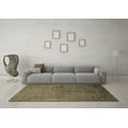 thumbnail image 3 of Ahgly Company Indoor Square Oriental Brown Industrial Area Rugs, 3' Square, 3 of 4