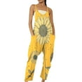 thumbnail image 2 of Pyhlmscde Women's V Neck Sleeveless Jumpsuits Spaghetti Straps Harem Long Pants Overalls with Pockets, Floral Jumpsuits for Women, Womens Jumpsuit, Overalls for Women, 2 of 5