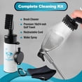 thumbnail image 5 of Diamond Golf Club Brush with Water - Premium Golf Brush and Towel Set - Golf Club Cleaner Brush, Groove Cleaner - Golf Iron Brush Tool Kit – Durable Golf Cleaning Brush and Groove Tool w/Sprayer, 5 of 6