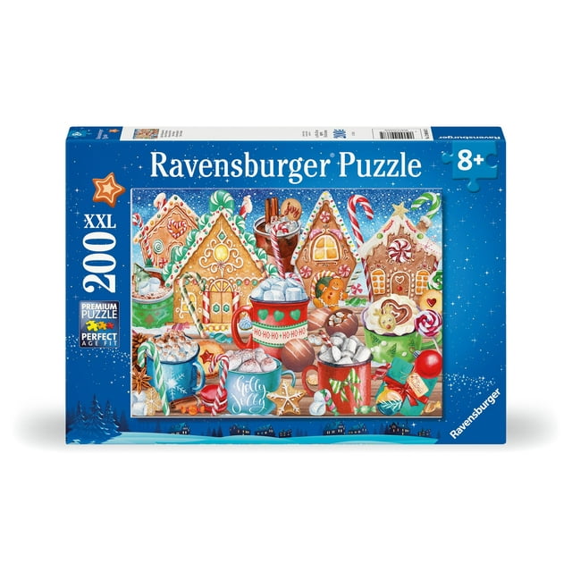 Golosinas navideñas Puzzle Ravensburger, 200 unidades, para niños