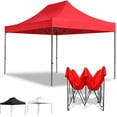 thumbnail image 1 of Carpa Toldo 2x3M Reforzado Plegable Impermeable Facil Armado Y Transporte para Jardín Casa Exterior Uso Rudo Acero Lona (Rojo), 1 of 7