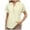Light Yellow, variant on vigerkar Linen Shirts for Women Summer Linen Button Down Long Sleeve T-Shirt Casual Loose Henley V Neck Blouses Top Black, L